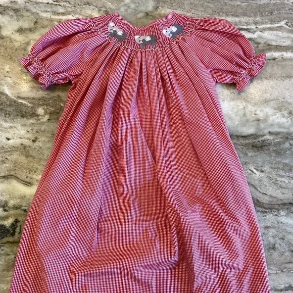 fitted lace wedding dress Amazon.com: Holiday Classic Hand Smocked Baby Girls Dress Vintage Christmas  Red Style 6 Months: Clothing, Shoes & Jewelry main image 1